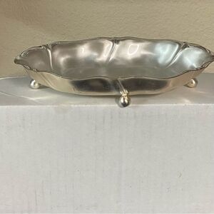 Vintage WMF Ikora 6410 EPBrass Germany Silverplate Candy Dish 1971 9x6